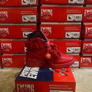 Ewing 33 hi (red faux croc)